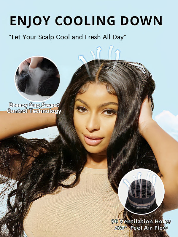 Chinalacewig Wear Go Pre Cut HD Lace 5*5 Closure Wig Bob Body Wave Quick & Easy Glueless Wig With Breathable Cap Air Wig CS021