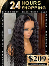 Black Friday 24hrs shipping Chinalacewig 360 Undetectable HD Lace Deep Curly Wig Pre-plucked Hairline BK05