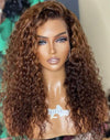 Chinalacewig Wear Go Pre Cut HD Lace 5*5 Closure  Curly Quick & Easy Glueless Wig With Breathable Cap Air Wig CS014