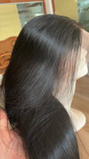 New Year Sale Chinalacewig Silk Straight 13X6 Human Hair Lace Wigs With Bleached Knots TF03