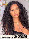 Chinalacewig 24hrs shipping Best Virgin Human Hair Deep Curly 360 HD Lace Wigs With Baby Hair CF228