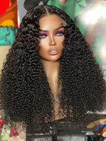 Chinalacewig 50% Off Limited 1 Piece For 13x6 Hd Lace Front Natural Color Afro Curly Wig 100% Virgin Human Hair Wig