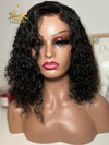 Buy 1 Get 1 Free Wig Chinalacewig 13x6 Brown Lace Wig Natural Black Color Curly Bob Wig FW01