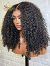 Buy 1 Get 1 Free Wig Chinalacewig 13x4 Brown Lace Wig Natural Black Color Curly Wig FW03