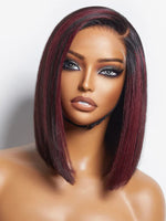 $79 Get 2 Wigs Limited Sale Natural Color& Highlight Color C Part Lace Front Bob Wig Combo Deal LT02