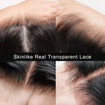 Buy 1 Get 1 Free Wig Chinalacewig 13x6 Transparent Lace Wig Natural Black Color Bob Wave Wig FW04