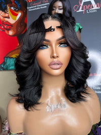 Chinalacewig 5x5 HD Lace Wig Body Wave Human Virgin Hair CS09