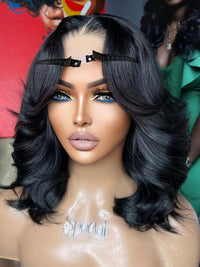 Chinalacewig 5x5 HD Lace Wig Body Wave Human Virgin Hair CS09