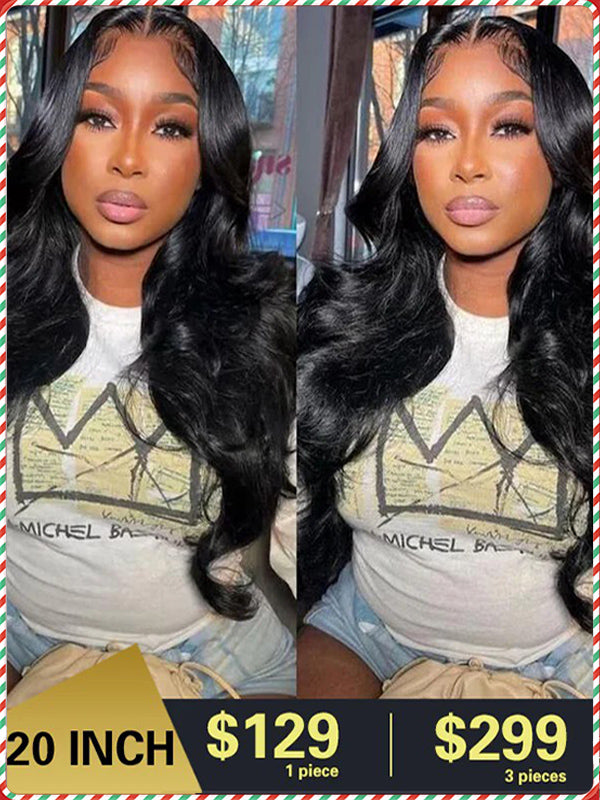 New Year Sale Chinalacewig Body Wave 13X6 Human Hair Lace Wigs With Bleached Knots TF01