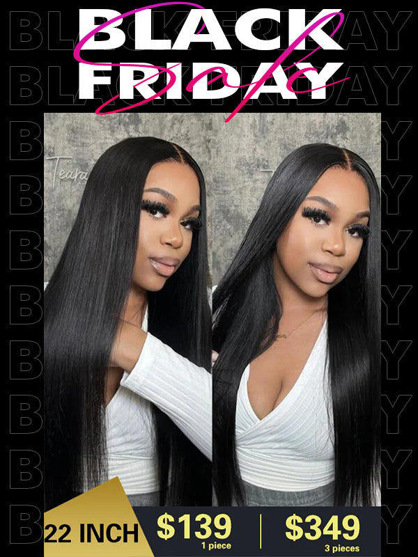 New Year Sale Chinalacewig Silk Straight 13X6 Human Hair Lace Wigs With Bleached Knots TF03