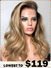 Chinalacewig Ombre Blonde Color 13x4 Lace Front Wigs Virgin Human Hair With Bleached Knots CF318