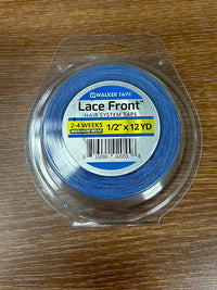 Walker Tape Lace Front Support Tape (Blue Liner) – 3, 12, & 36 Yards