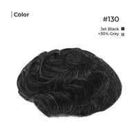 Mens Toupee 8"x 10" French Lace Mens Hairpiece Toupee For Men HD105