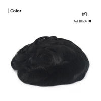 Mens Toupee Monofilament Lace Top With Natural Hair Line Toupee For Men M104