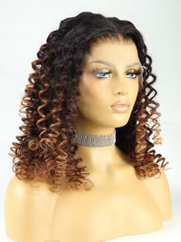 Stylish Balayage Bouncy Curly 6in Fitted Glueless HD Lace Wig GW03