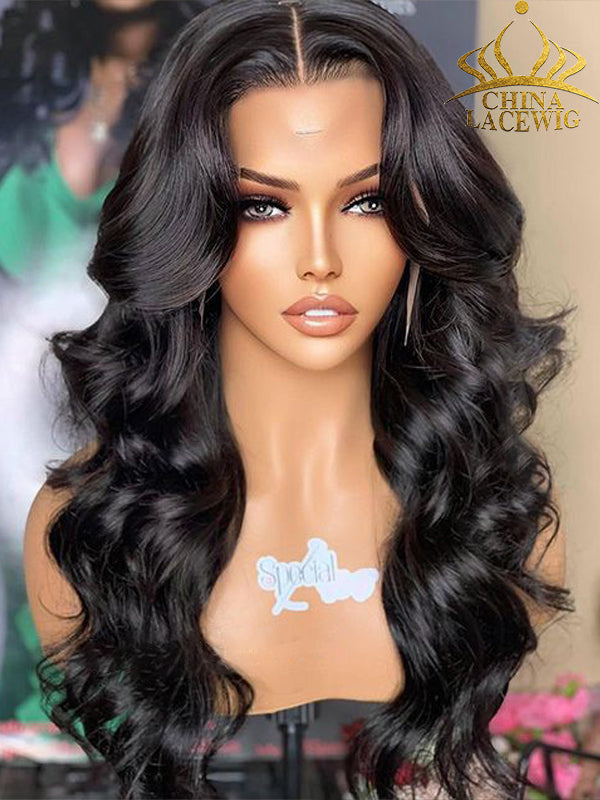 Undetectable HD Lace Body Wave Lace Front Wig With Pre-plucked Hairline CF035