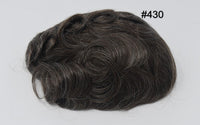 Mens Toupee 8"x10" Mono Silk Top Lace Toupee for Men M102