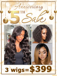 Chinalacewig Anniversary Sale 3 Wigs $399 Body Wave Curly Bob And Ombre #1b/27 Lace Closure Wigs CD05