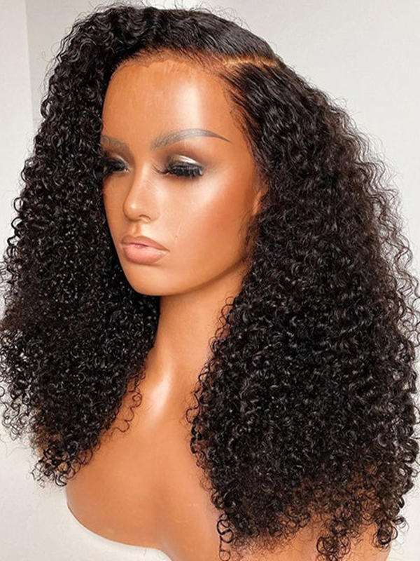 Chinalacewig Best Undetectable HD Lace Virgin Human Hair  Afro Curl 13x6 HD Lace Wig NCF96china lace wigs  shop human hair wigs wigs for women