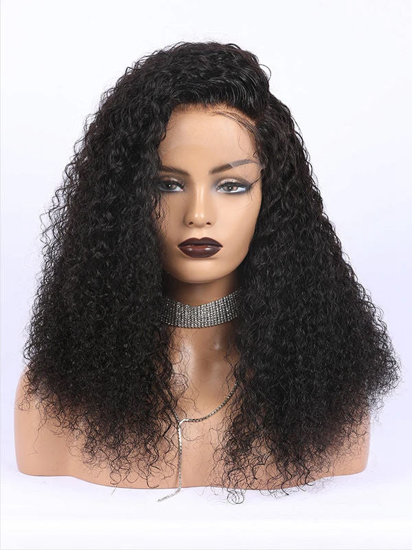 Chinalacewig Best Undetectable Invisible 360 HD Lace Frontal Wigs Curly CF115