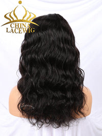 Chinalacewig Glueless Full HD Lace Natural Wave Wig With Preplucked Hairline CF460