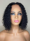 Chinalacewig Preplucked Glueless Full HD Lace Bob Curly Wig In Density 150% CF397