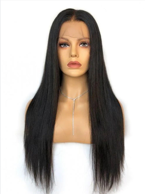 Chinalacewig Top Undetectable Invisible 360 HD Lace Frontal Wig Straight With Pre Pkucked CF168